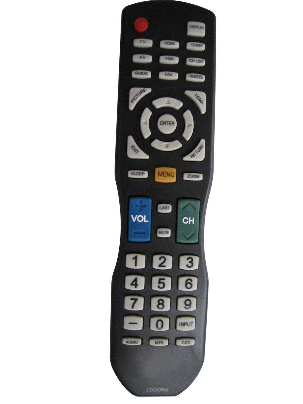 新しいld50rmリモート制御フィットfor Apex TV le1912?ld2d8rm le1912d le2412?le2412d Amazon.com: LD50RM Replace Remote Control fit for APEX